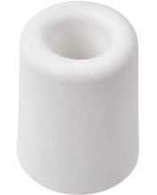 Dørstopper Ø38 x H48 mm hvit plast